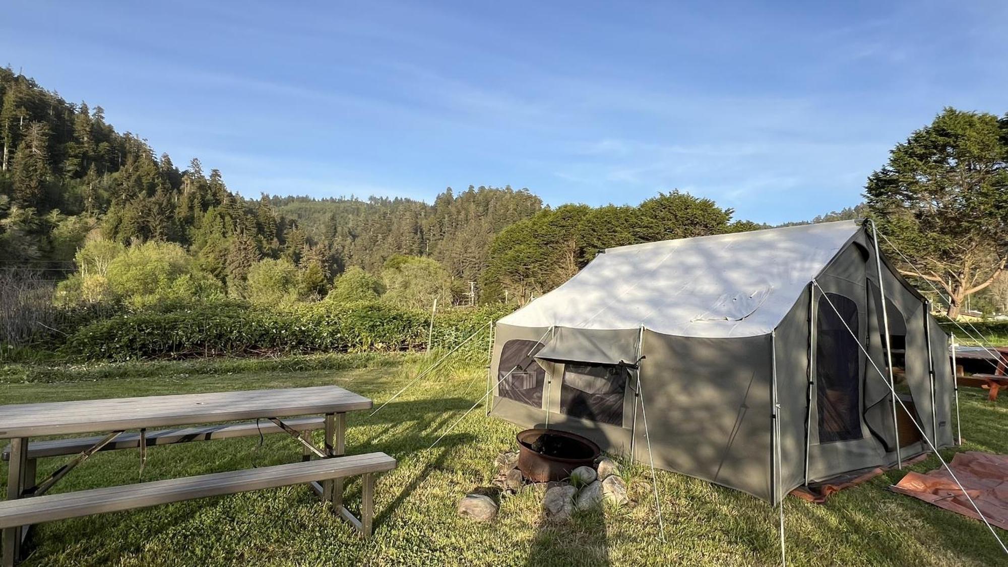 Glamping Tent On The River Klamath Exterior foto